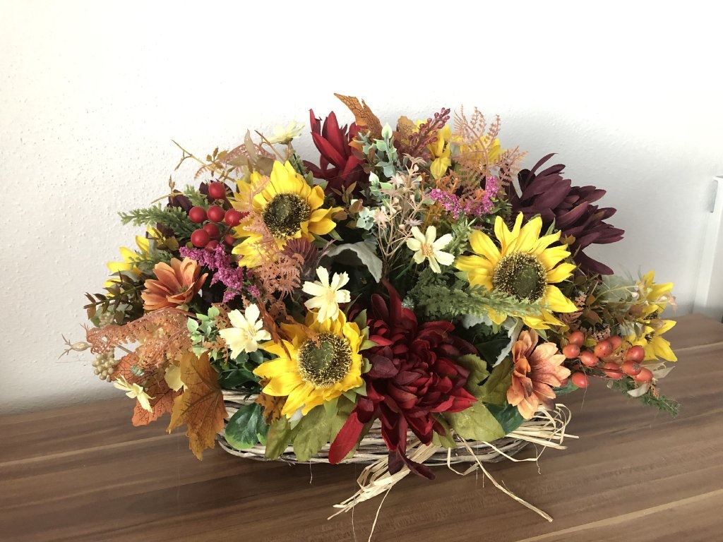 Umělé květiny do truhlíku